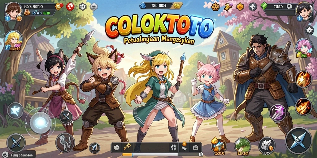 Tampilan gameplay yang menarik dari COLOKTOTO.
