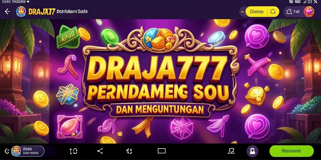 Screenshot gameplay DRAJA777 dengan tampilan slot yang menarik.