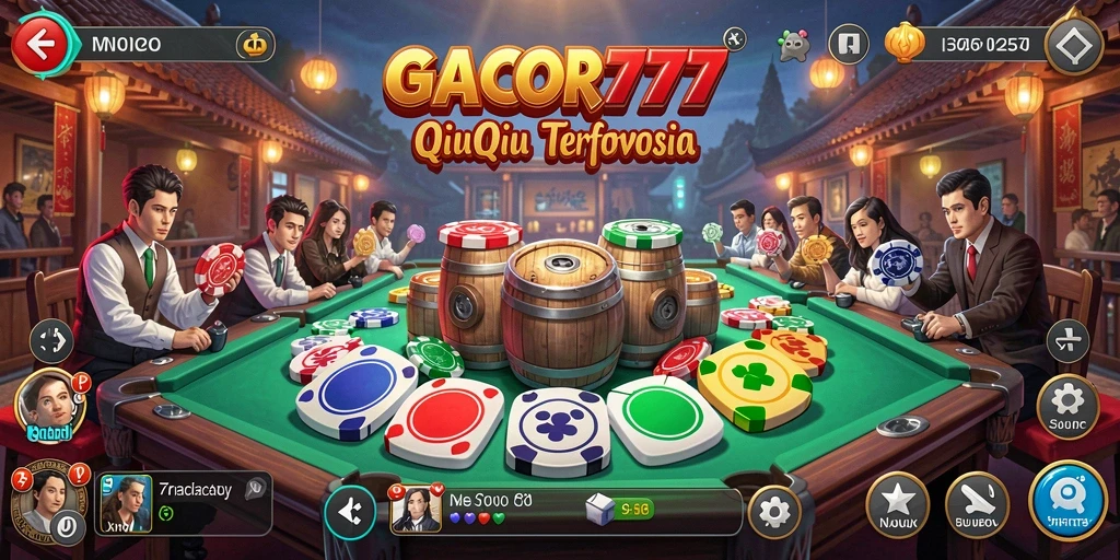 Tampilan gameplay QiuQiu yang menarik dan mengasyikkan di GACOR777.