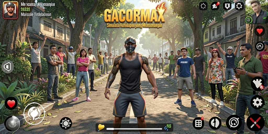Gameplay GACORMAX menampilkan pengalaman simulasi yang mendalam dan menarik.