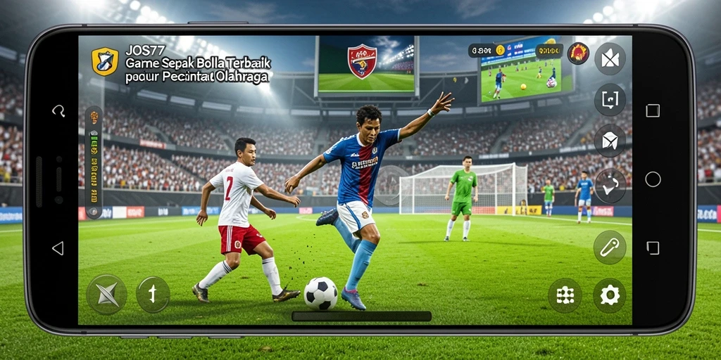 Tampilan menarik dari gameplay sepak bola JOS77.