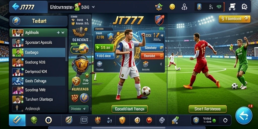 Tampilan gameplay taruhan olahraga yang seru dan interaktif di JT777.