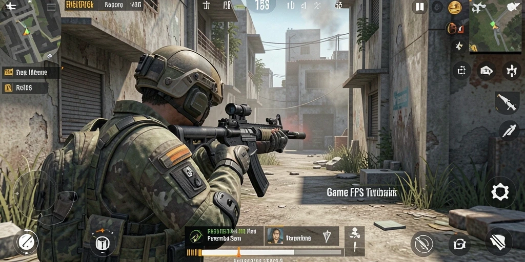 Tangkapan layar gameplay R6R6 dengan aksi tembak-menembak yang mendebarkan.