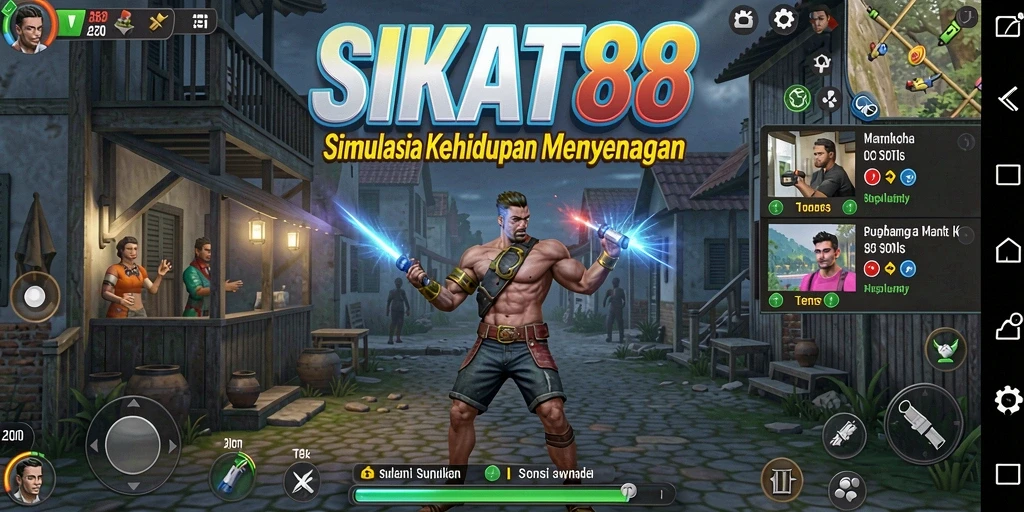 Tampilan gameplay menarik dan interaktif di SIKAT88.