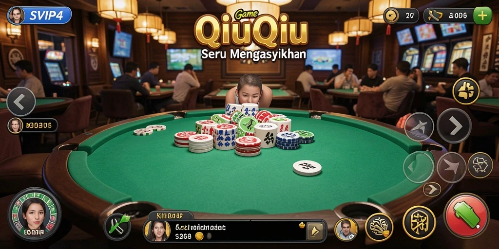 Screenshot gameplay QiuQiu yang menampilkan keseruan bermain di SVIP4.