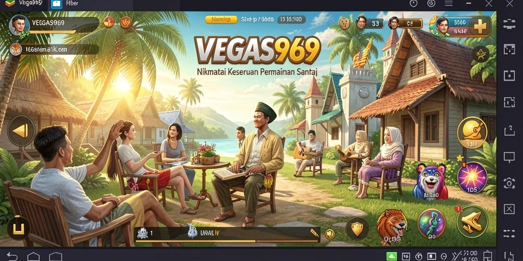 Tampilan gameplay VEGAS969 yang seru dan menyenangkan.