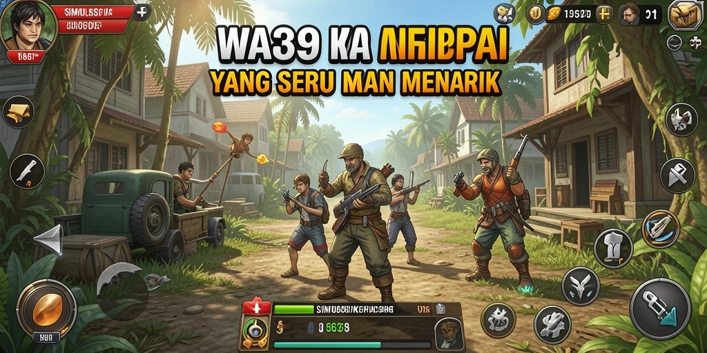 Tampilan permainan yang atraktif dan penuh warna dalam WA369.