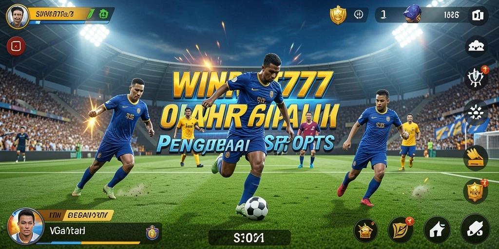 Tampilan gameplay menarik dari WINRATE777 yang menggambarkan serunya bermain olahraga.
