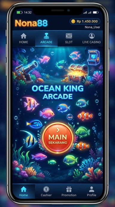 Screenshot aplikasi nona88 dengan banyak pilihan aplikasi.